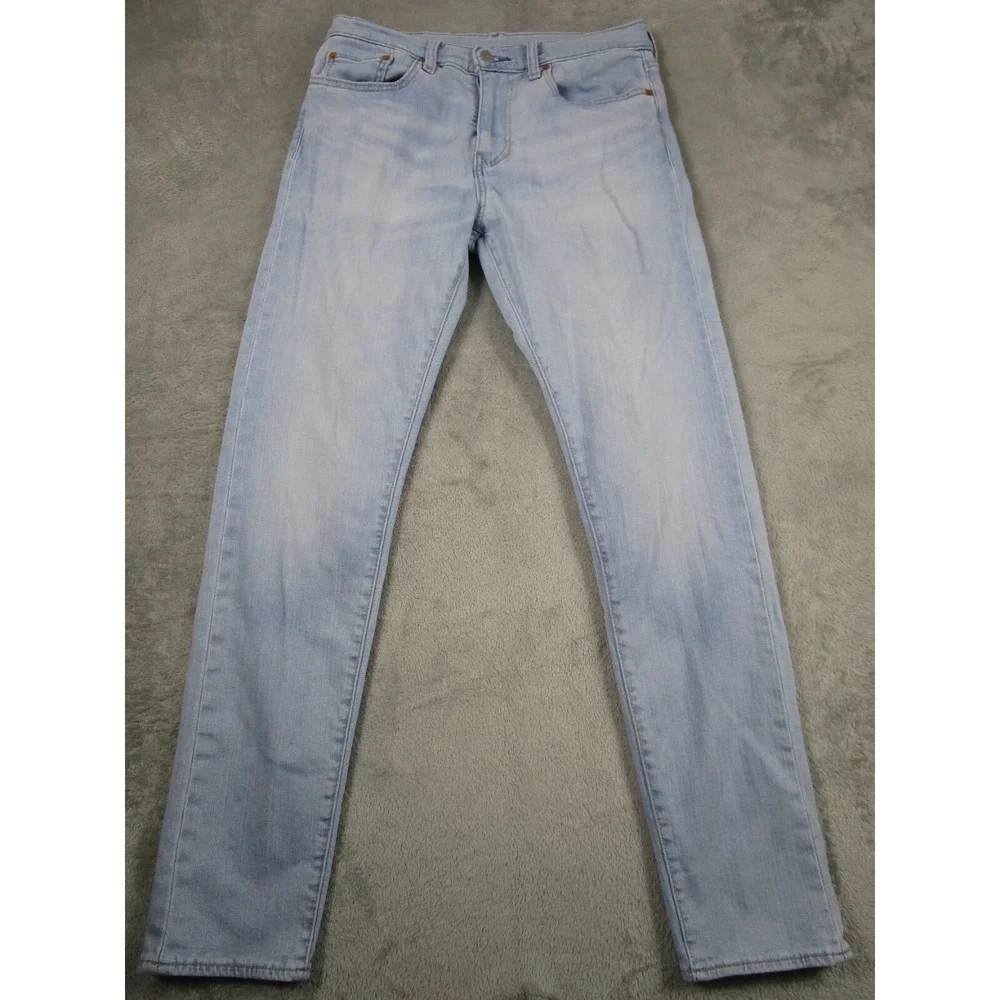Levis 512‎ Jeans Mens 30x31 Bllue Denim Premiuim Slim Tapered Pockets